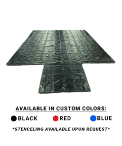Lightweight Lumber Tarp with 8 ft. Drops [Domestic] (SLLW8-BK)