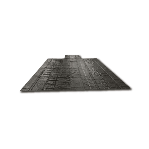Rip-Stop Vinyl Lumber Tarp with 8 Ft. Drops